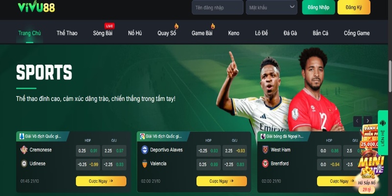 Ưu điểm nổi bật của nhà cái Vivu88